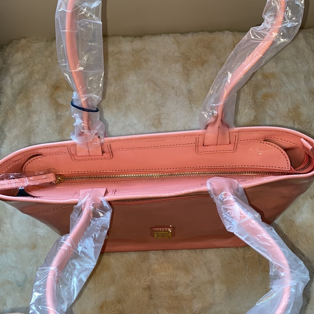 Dooney & Bourke Patent Leather Zip Tote - Picture 15 of 16